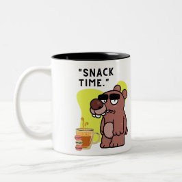 TAZA BICOLOR ¡TIEMPO DE APERITIVOS!- ANIMAL-FUNNY- CAFÉ-COOKIS