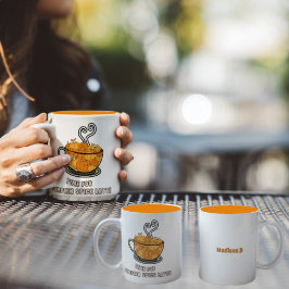 Taza Bicolor Tiempo de navidad para el nombre personalizado de 