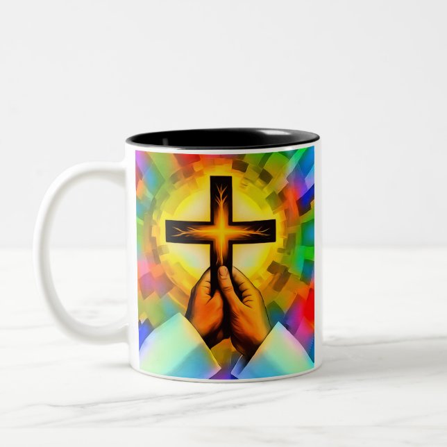 Taza Bicolor Tiempo de oración (Izquierda)
