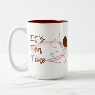 Taza Bicolor Tiempo de té