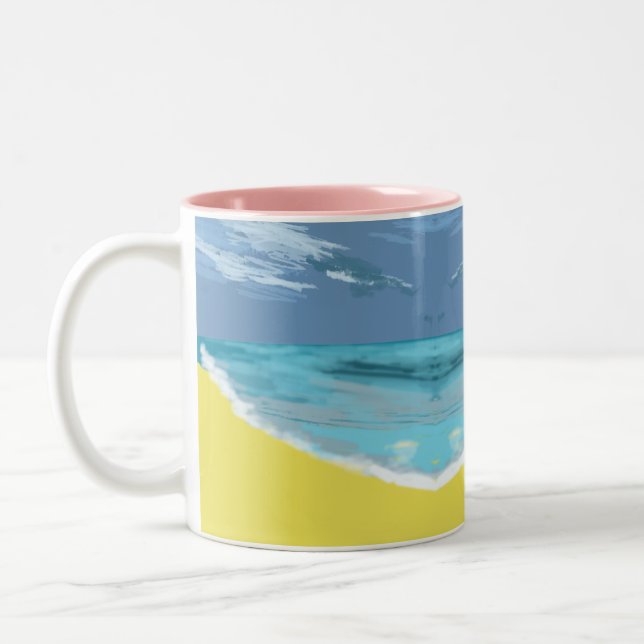 Taza Bicolor Tiempo de verano (Izquierda)