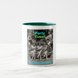 Taza Bicolor ¡Tiempo del fiesta! El Ukes está aquí