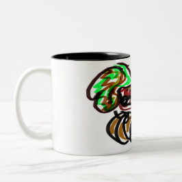 Taza Bicolor Tiempo Husky y Calabaza