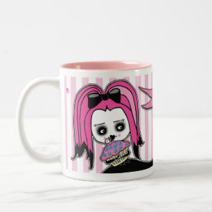 Taza Bicolor Tiempo mortal de la magdalena de Cute™ Delilah