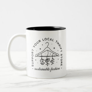 Taza Bicolor Tienda de segunda mano moda sostenible local thrif