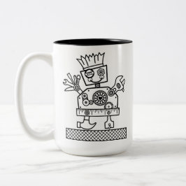 Taza Bicolor Tienes herramientas, tienes mugre de habilidades