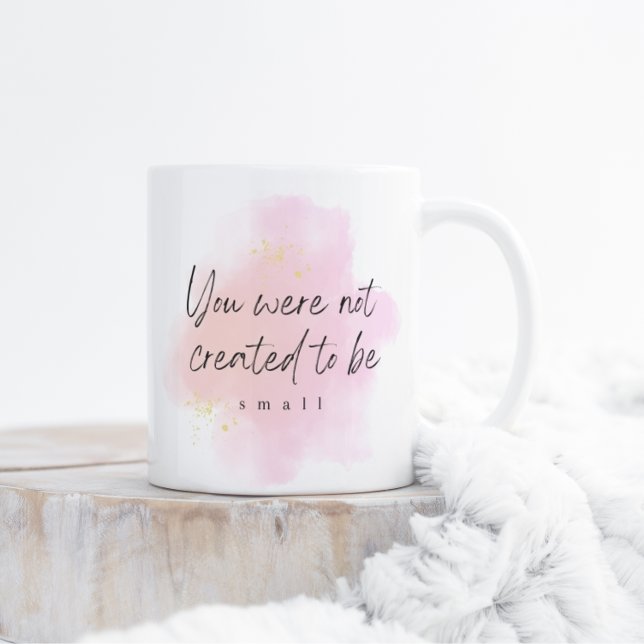 Taza Bicolor Tienes Propósito Motivacional De Espuma Rosada (Subido por el creador)