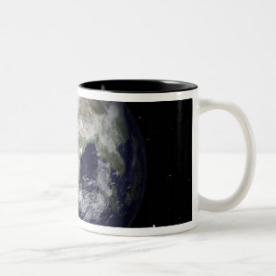 Taza Bicolor Tierra completa mostrando Europa y Asia 2
