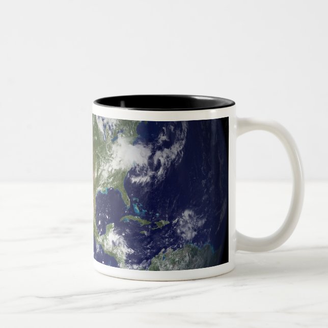 Taza Bicolor Tierra que muestra el hemisferio occidental (Derecha)