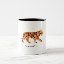 Taza Bicolor Tiger Mug