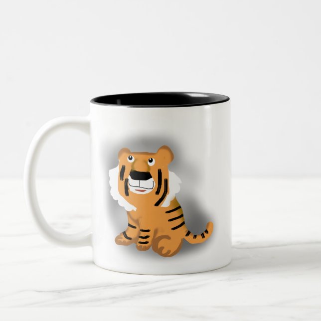Taza Bicolor Tigre (Izquierda)