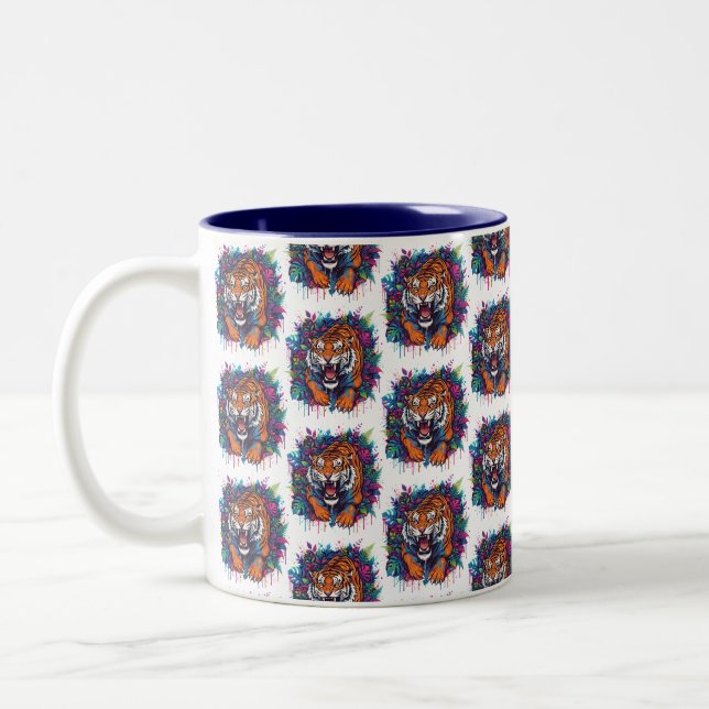 Taza Bicolor Tigre (Izquierda)