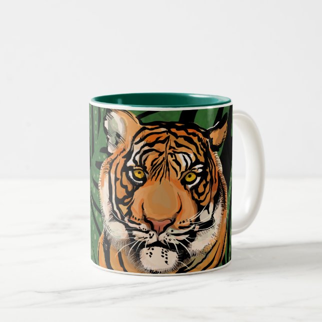 Taza Bicolor Tigre (Anverso derecho)