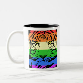 Taza Bicolor Tigre arcoiris