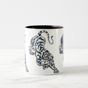 Taza Bicolor (Tigre en la jungla) (1893) de Paul Ranson.