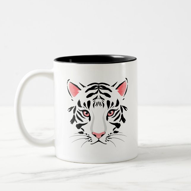 Taza Bicolor tigre lindo (Izquierda)