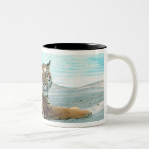 Taza Bicolor Tigre por el río