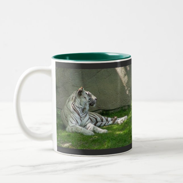 Taza Bicolor Tigres blancos (Izquierda)