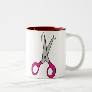 Taza Bicolor Tijeras
