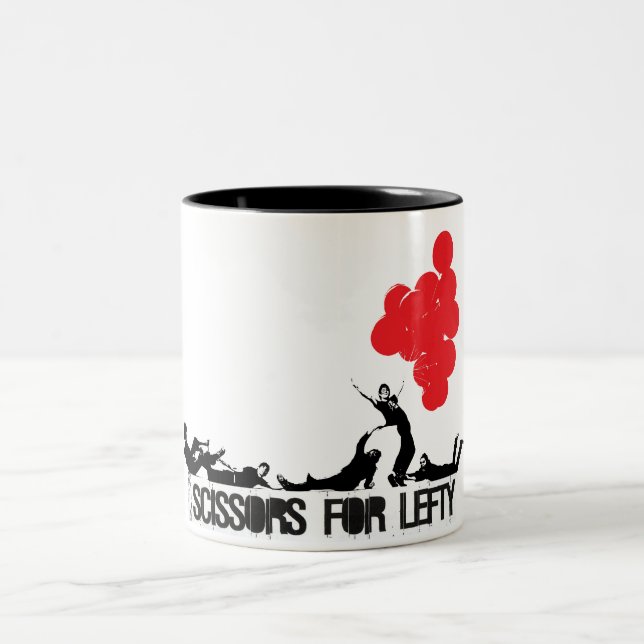 Taza Bicolor Tijeras para el zurdo (Centro)