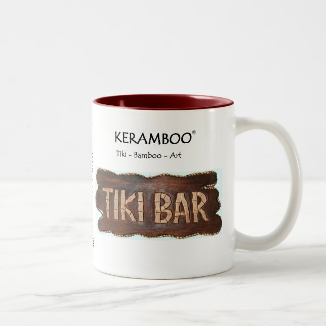 Taza Bicolor Tiki Coffee Mug/café vaso (Derecha)