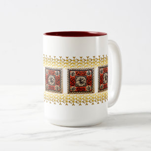 Taza Bicolor Tile Mug copto