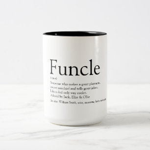 Taza Bicolor Tío Funcle Favorito Definición Moderna