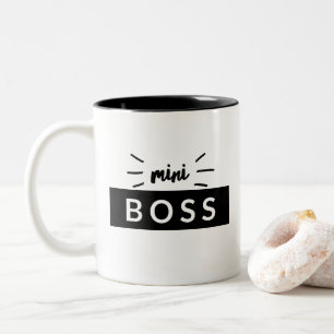 Taza Bicolor Tipografía a juego de la mini declaración de Bos