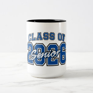 Taza Bicolor Tipografía de Orgullo de Mayores de la Clase de 20