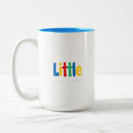 Taza Bicolor Tipografía de poco color