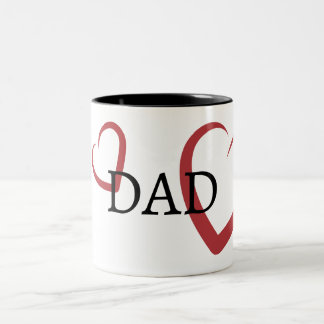 Taza Bicolor Tipografía PAPÁ