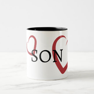 Taza Bicolor Tipografía SON