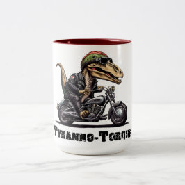 Taza Bicolor Tirano Torque Dinosaur