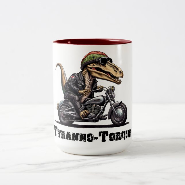 Taza Bicolor Tirano Torque Dinosaur (Centro)
