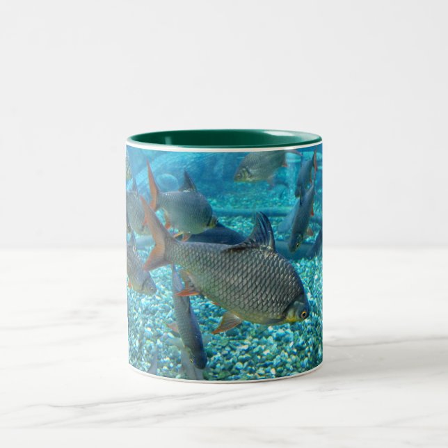 Taza Bicolor Tiro de pescado (Centro)