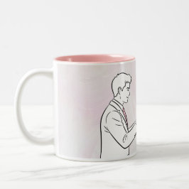 Taza Bicolor Title: First Valentine’s Day Together Personalized