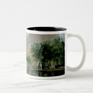 Taza Bicolor Tivoli, cerca del corcho, 1780s
