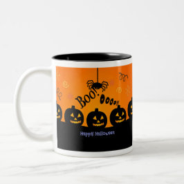 Taza Bicolor Tocante calabaza de Halloween calabazas Jack-o-Lan