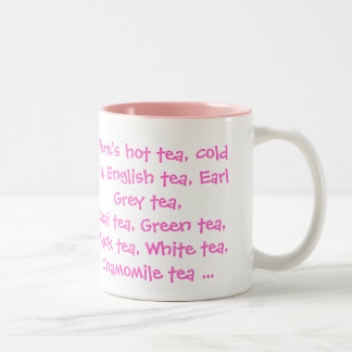 Taza Bicolor Todas las clases de té