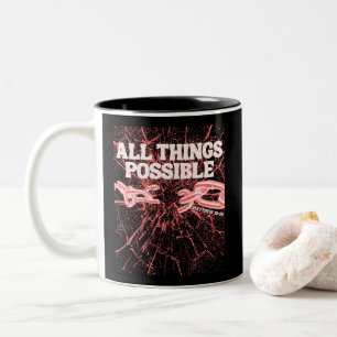Taza Bicolor Todas las cosas posibles - Mateo 19:26