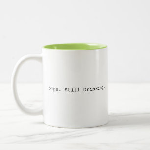Taza Bicolor Todavía bebiendo divertido