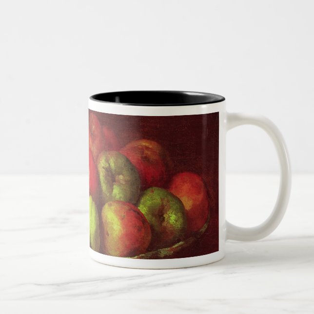 Taza Bicolor Todavía vida con manzanas y una granada (Derecha)