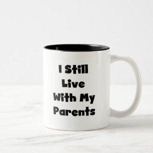 Taza Bicolor Todavía viva con los padres