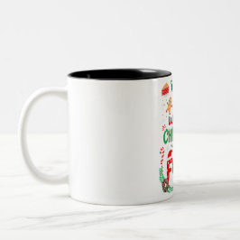 Taza Bicolor Todo lo que quiero es comida para Navidades