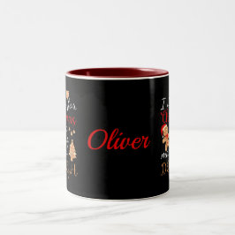 Taza Bicolor Todo Lo Que Quiero Para Los Navidades Es Un Hombre