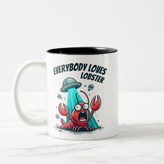 Taza Bicolor Todos aman el lobo - el secuestro (Izquierda)