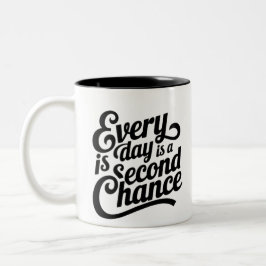 Taza Bicolor Todos los días es una oportunidad - Mug de arte ma