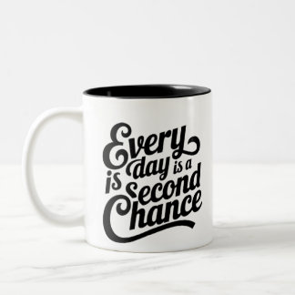 Taza Bicolor Todos los días es una oportunidad - Mug de arte ma