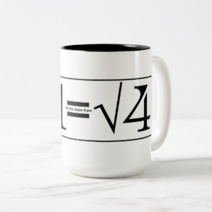 Taza Bicolor Todos los genios de matemáticas saben