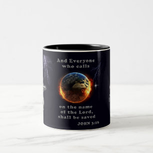 Taza Bicolor Todos los que llaman al nombre del Señor